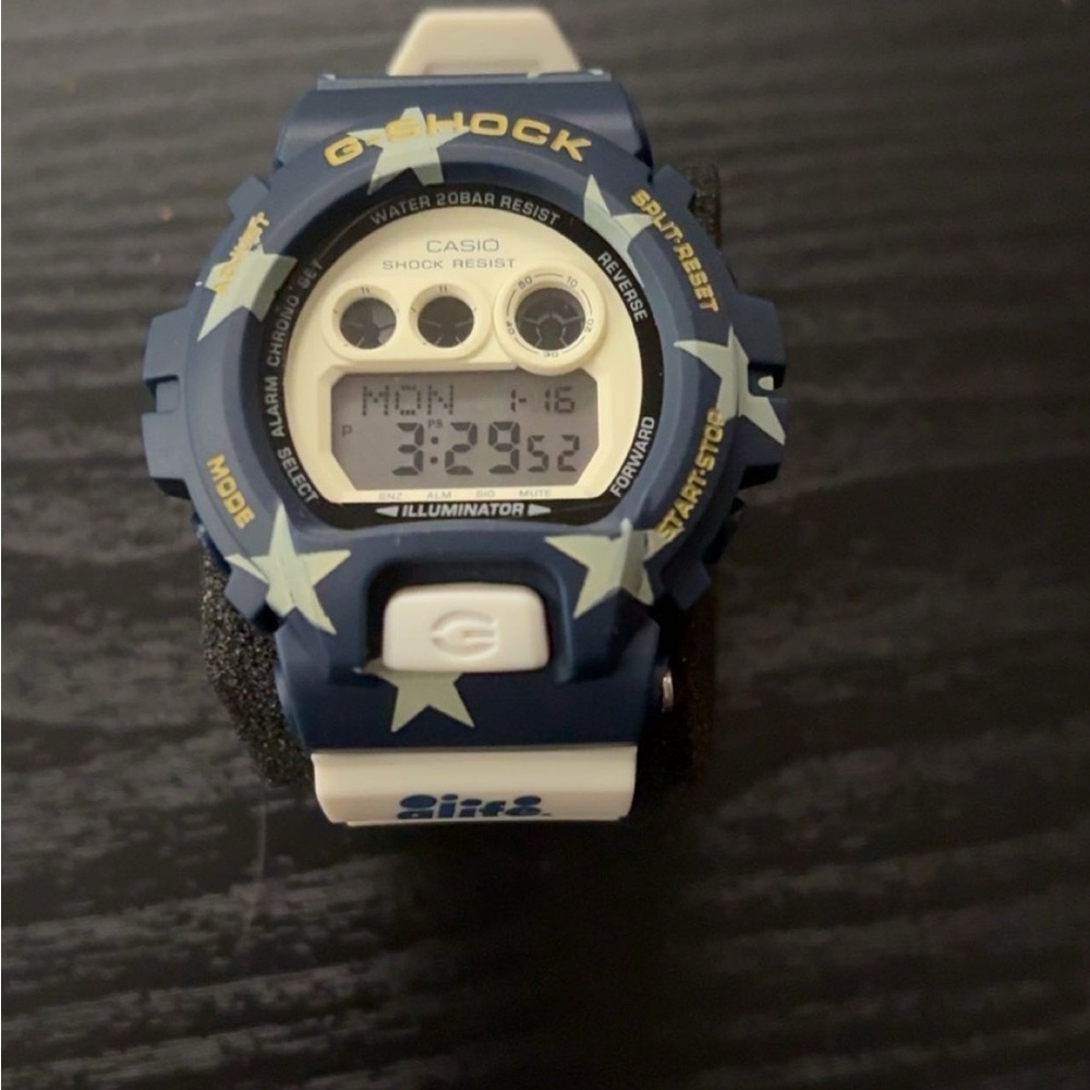 Casio G-Shock Navy and White Digital Watch